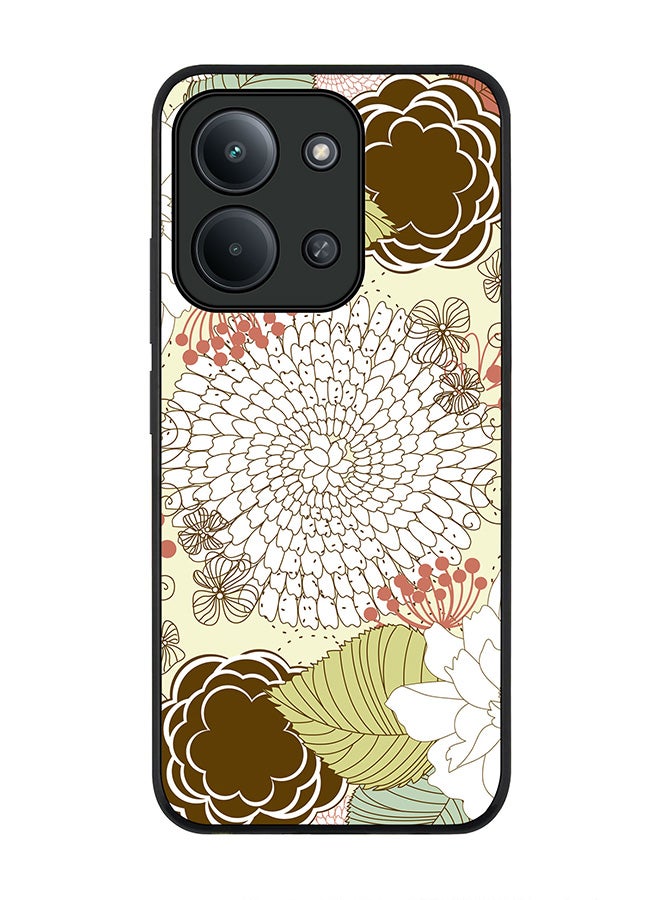 For Xiaomi Redmi 15C 4G Case,Slim fit Camera Protection, Shockproof Thin Phone cover  - Blooming Flower